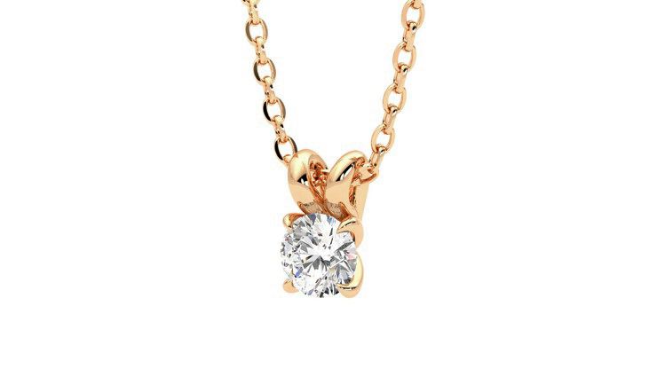 Taylor & Hart Dea 0.25ct Necklace Jewellery 360 degree image 25