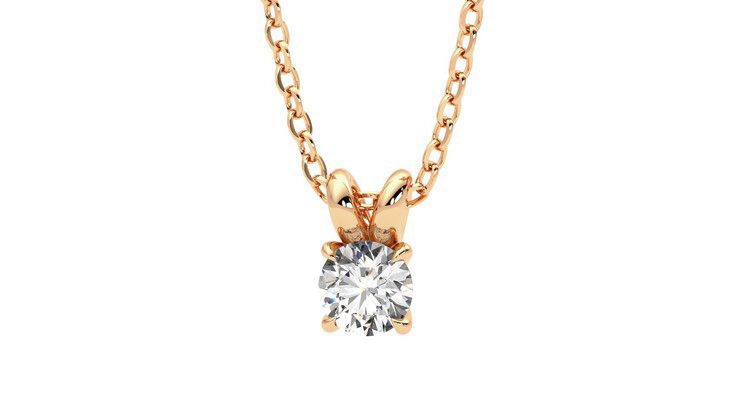 Taylor & Hart Dea 0.25ct Necklace Jewellery 360 degree image 27
