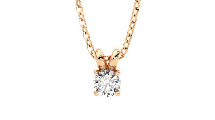 Taylor & Hart Dea 0.25ct Necklace Jewellery 360 degree image 28