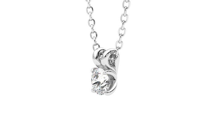 Taylor & Hart Dea 0.25ct Necklace Jewellery 360 degree image 23