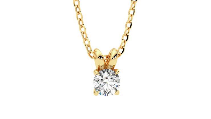 Taylor & Hart Dea 0.25ct Necklace Jewellery 360 degree image 3