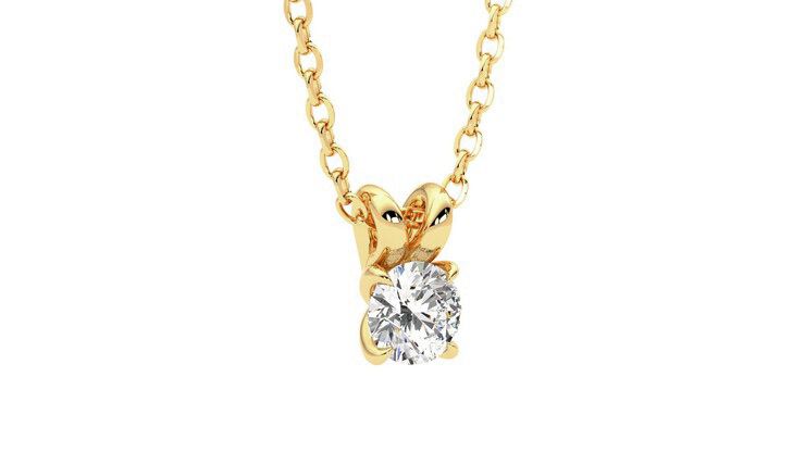 Taylor & Hart Dea 0.25ct Necklace Jewellery 360 degree image 5