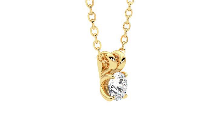 Taylor & Hart Dea 0.25ct Necklace Jewellery 360 degree image 7