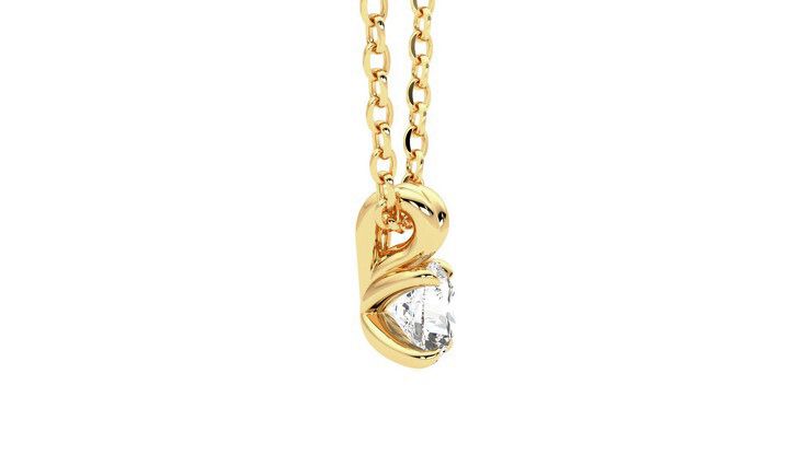 Taylor & Hart Dea 0.25ct Necklace Jewellery 360 degree image 9