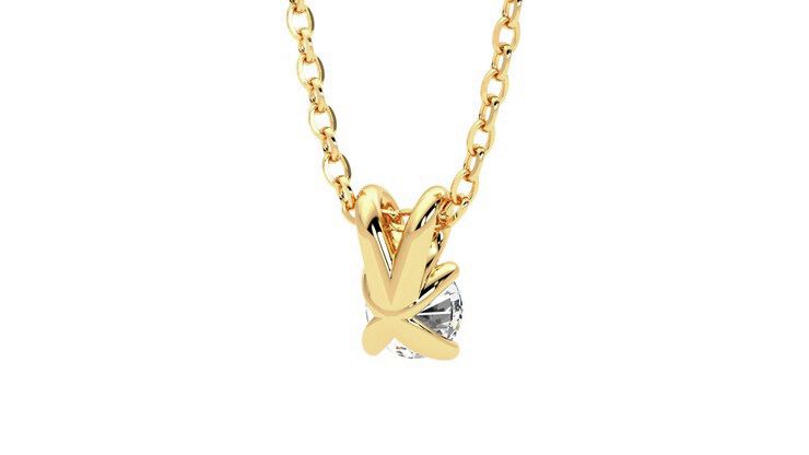 Taylor & Hart Dea 0.25ct Necklace Jewellery 360 degree image 14