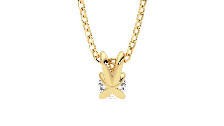 Taylor & Hart Dea 0.25ct Necklace Jewellery 360 degree image 15