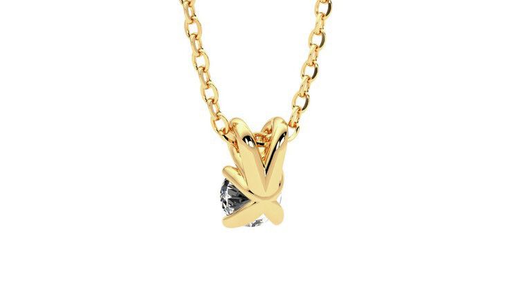 Taylor & Hart Dea 0.25ct Necklace Jewellery 360 degree image 16