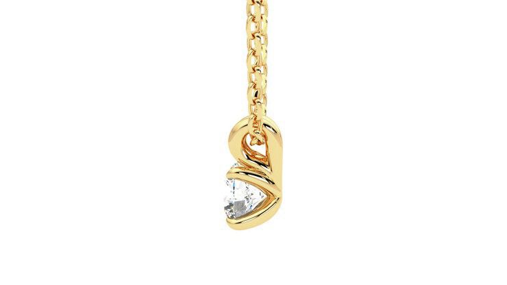 Taylor & Hart Dea 0.25ct Necklace Jewellery 360 degree image 20