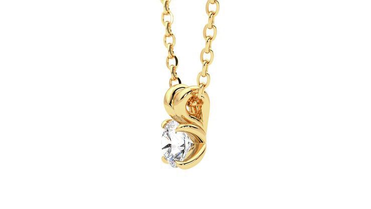 Taylor & Hart Dea 0.25ct Necklace Jewellery 360 degree image 22