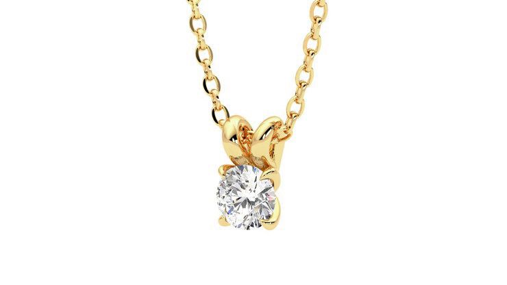 Taylor & Hart Dea 0.25ct Necklace Jewellery 360 degree image 25