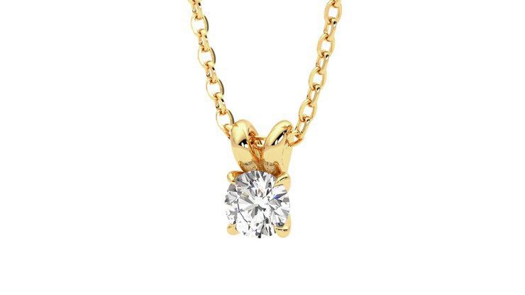 Taylor & Hart Dea 0.25ct Necklace Jewellery 360 degree image 26