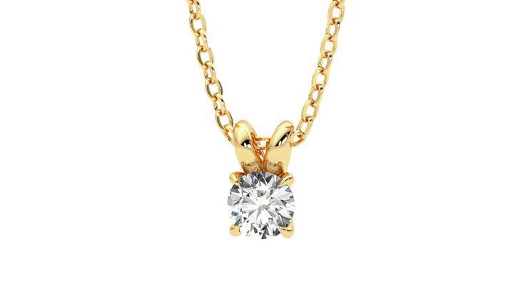 Taylor & Hart Dea 0.25ct Necklace Jewellery 360 degree image 27