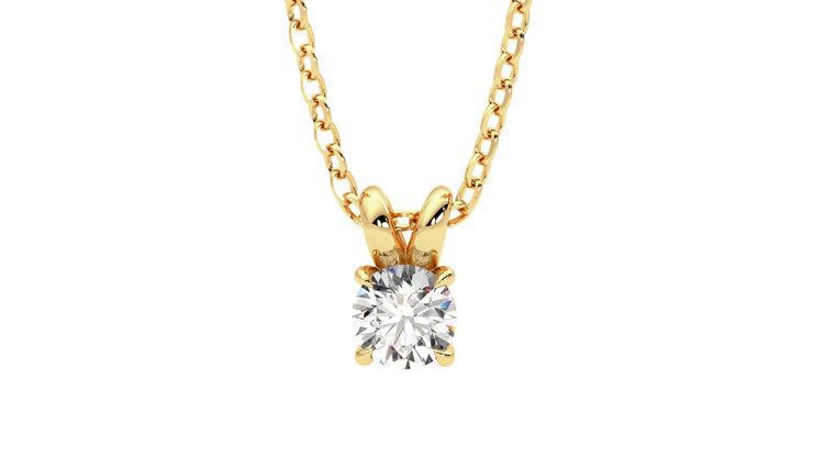 Taylor & Hart Dea 0.25ct Necklace Jewellery 360 degree image 28