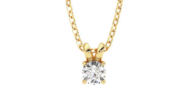 Taylor & Hart Dea 0.25ct Necklace Jewellery 360 degree image 29