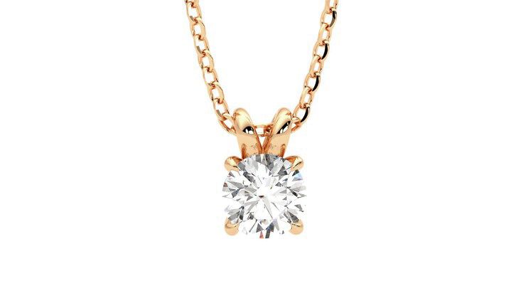 Taylor & Hart Dea 0.50ct Necklace Jewellery 360 degree image 2