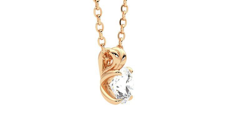 Taylor & Hart Dea 0.50ct Necklace Jewellery 360 degree image 6