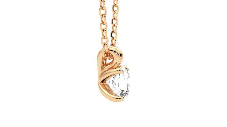 Taylor & Hart Dea 0.50ct Necklace Jewellery 360 degree image 7