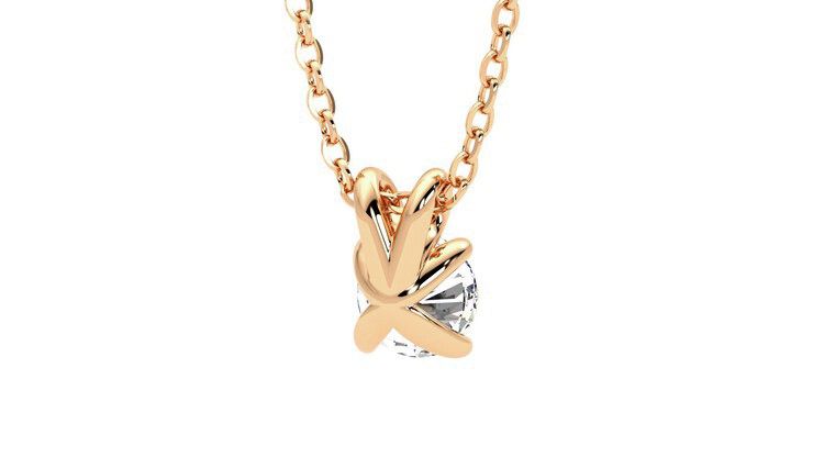 Taylor & Hart Dea 0.50ct Necklace Jewellery 360 degree image 12