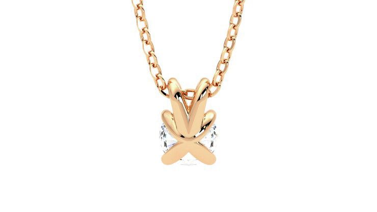 Taylor & Hart Dea 0.50ct Necklace Jewellery 360 degree image 13