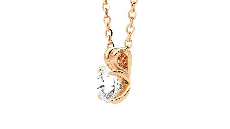 Taylor & Hart Dea 0.50ct Necklace Jewellery 360 degree image 20
