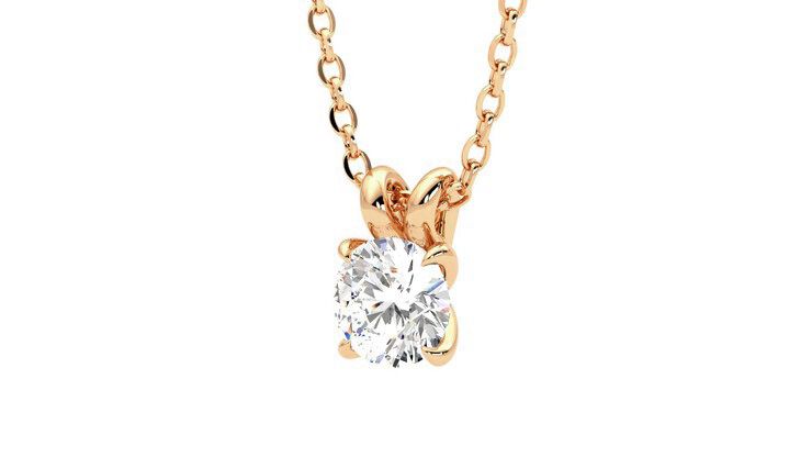 Taylor & Hart Dea 0.50ct Necklace Jewellery 360 degree image 21