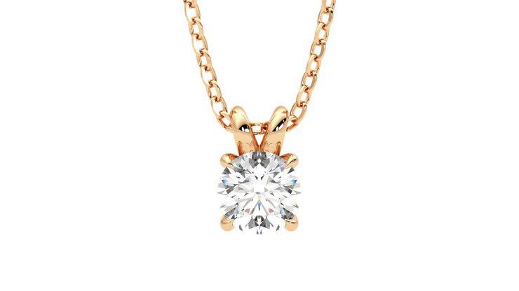 Taylor & Hart Dea 0.50ct Necklace Jewellery 360 degree image 23