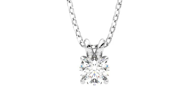 Taylor & Hart Dea 0.50ct Necklace Platinum Necklace 360 detail 01