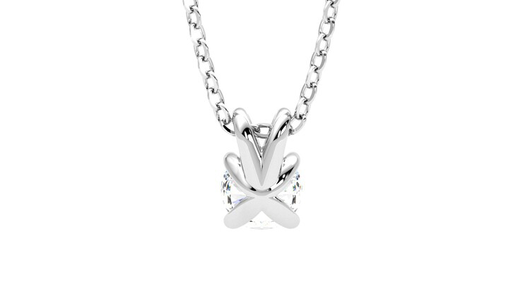 Taylor & Hart Dea 0.50ct Necklace Jewellery 360 degree image 15