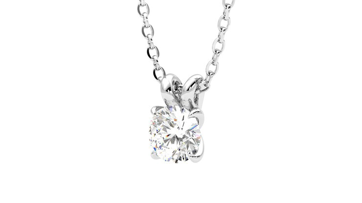 Taylor & Hart Dea 0.50ct Necklace Jewellery 360 degree image 25