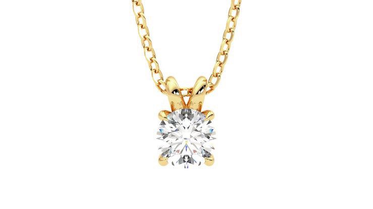 Taylor & Hart Dea 0.50ct Necklace Jewellery 360 degree image 0
