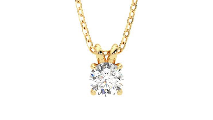 Taylor & Hart Dea 0.50ct Necklace Jewellery 360 degree image 1