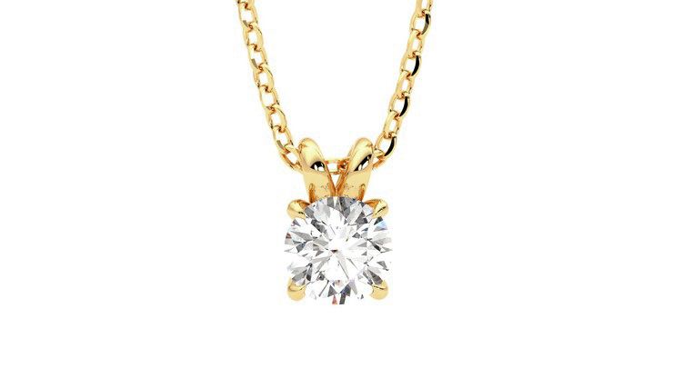 Taylor & Hart Dea 0.50ct Necklace Jewellery 360 degree image 2