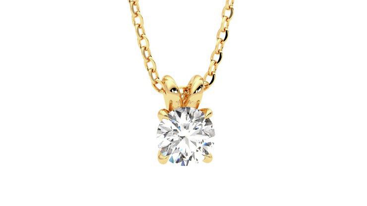 Taylor & Hart Dea 0.50ct Necklace Jewellery 360 degree image 3