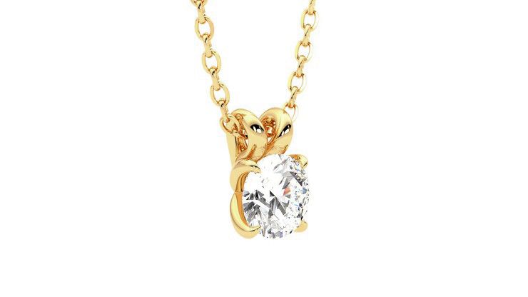 Taylor & Hart Dea 0.50ct Necklace Jewellery 360 degree image 6