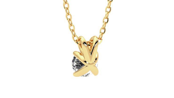 Taylor & Hart Dea 0.50ct Necklace Jewellery 360 degree image 16