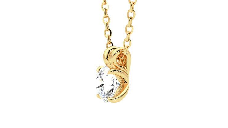 Taylor & Hart Dea 0.50ct Necklace Jewellery 360 degree image 22