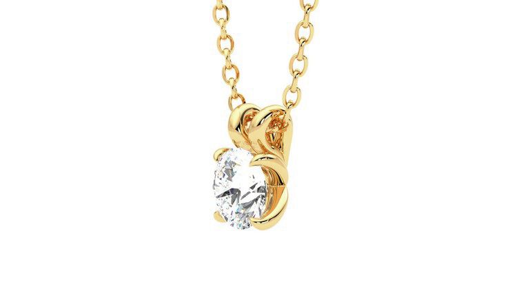 Taylor & Hart Dea 0.50ct Necklace Jewellery 360 degree image 23