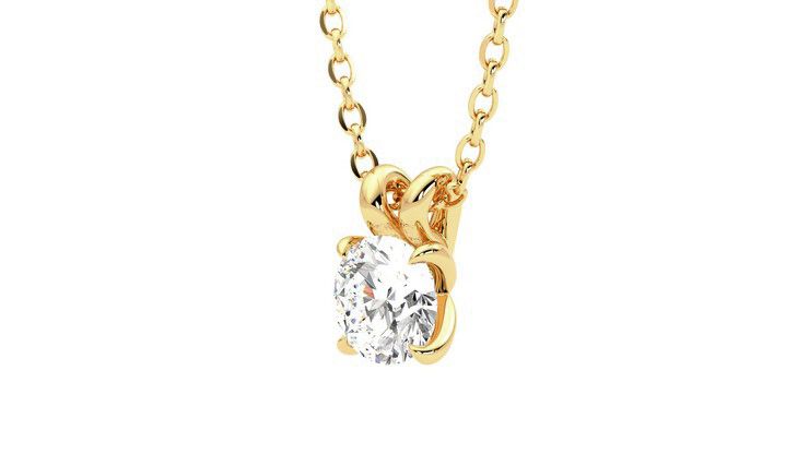 Taylor & Hart Dea 0.50ct Necklace Jewellery 360 degree image 24