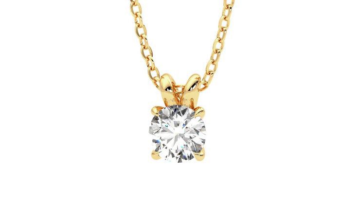 Taylor & Hart Dea 0.50ct Necklace Jewellery 360 degree image 27