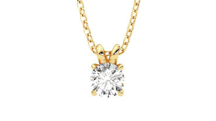 Taylor & Hart Dea 0.50ct Necklace Jewellery 360 degree image 28