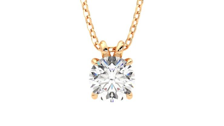 Taylor & Hart Dea 1.00ct Necklace Jewellery 360 degree image 0