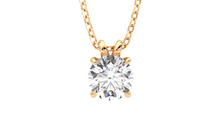 Taylor & Hart Dea 1.00ct Necklace Jewellery 360 degree image 1