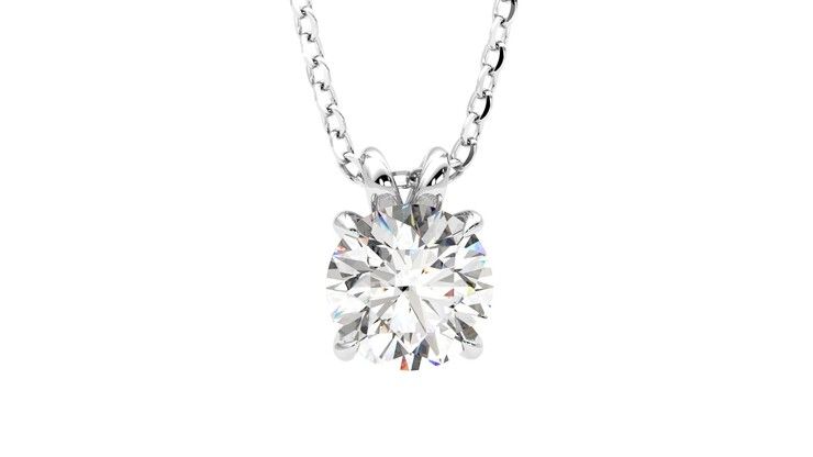 Taylor & Hart Dea 1.00ct Necklace Jewellery 360 degree image 2