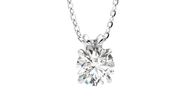 Taylor & Hart Dea 1.00ct Necklace Jewellery 360 degree image 3