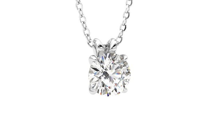 Taylor & Hart Dea 1.00ct Necklace Jewellery 360 degree image 4