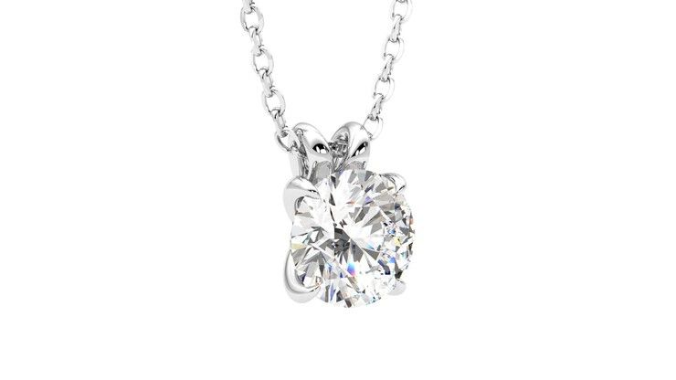 Taylor & Hart Dea 1.00ct Necklace Jewellery 360 degree image 5