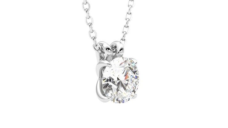 Taylor & Hart Dea 1.00ct Necklace Jewellery 360 degree image 6