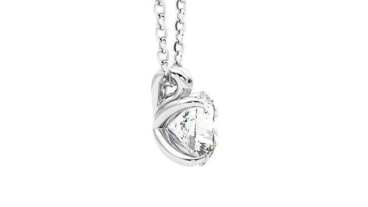 Taylor & Hart Dea 1.00ct Necklace Jewellery 360 degree image 9