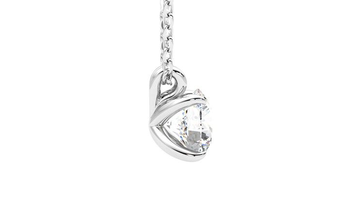 Taylor & Hart Dea 1.00ct Necklace Jewellery 360 degree image 10