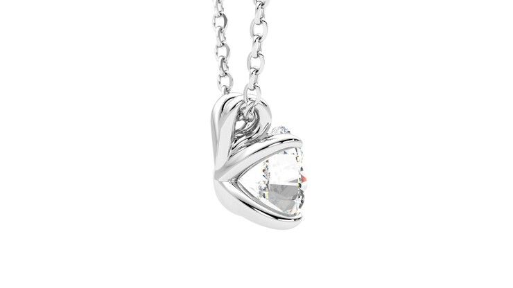 Taylor & Hart Dea 1.00ct Necklace Jewellery 360 degree image 11